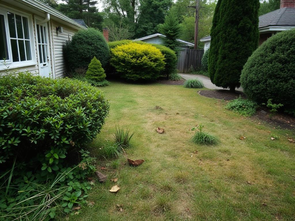 Before — Front yard restoration